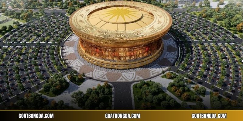 Vị trí sân vận động trống đồng xây ở đâu tại Việt Nam